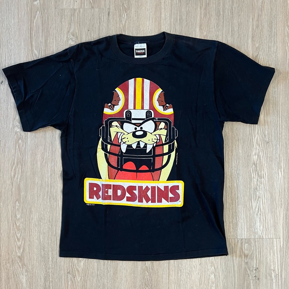 Vintage 90’s Redskins (Washington Football Team) Taz T Shirt - Tultex (L)